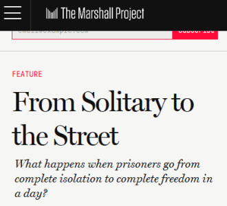 From Solitary to the Street 