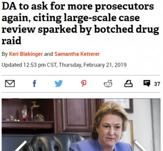 DA to ask for more prosecutors again, citing large-scale case review sparked by botched drug raid
