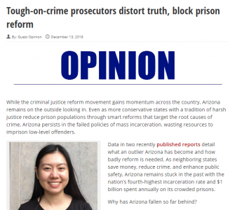 Tough-on-crime prosecutors distort truth, block prison reform