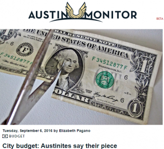 City budget: Austinites say their piece