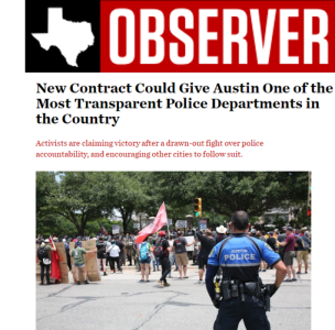 New Contract Could Give Austin One of the Most Transparent Police Departments in the Country