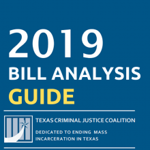 Texas Criminal Justice Coalition Releases Bill Analysis Guide