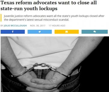 Texas reform advocates want to close all state-run youth lockups