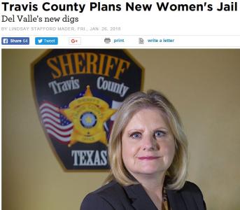 Travis County Plans New Women's Jail