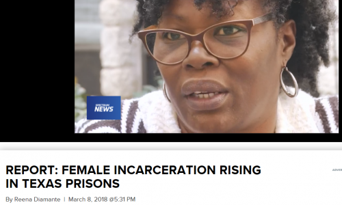 Report: Female incarceration rising in Texas prisons