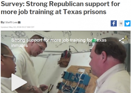 Survey: Strong Republican support for more job training at Texas prisons