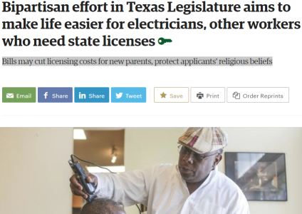 Bipartisan effort in Texas Legislature aims to make life easier for electricians, other workers who need state licenses 