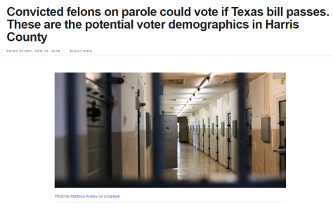 Convicted felons on parole could vote if Texas bill passes. These are the potential voter demographics in Harris County