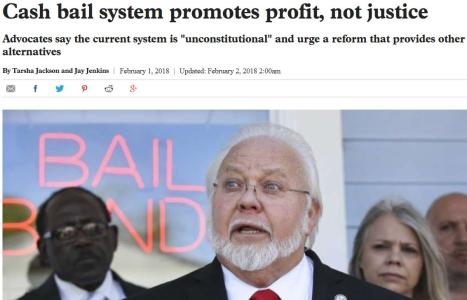 Cash bail system promotes profit, not justice