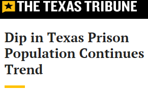 Dip in Texas Prison Population Continues Trend