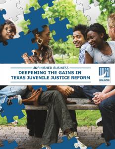 New Policy Paper: Texas Should Build on Reforms To Keep Juvenile Justice System-Involved Youth in Their Home Communities