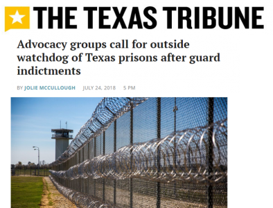 Advocacy groups call for outside watchdog of Texas prisons after guard indictments