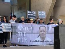 Supporters in Dallas rally for Melissa Lucio, an abused mother who faces the death penalty