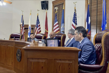 The Webb County Commissioners Court meet on Monday, Mar. 27, 2023 to discuss county agenda.  Malena Charur/Laredo Morning Times